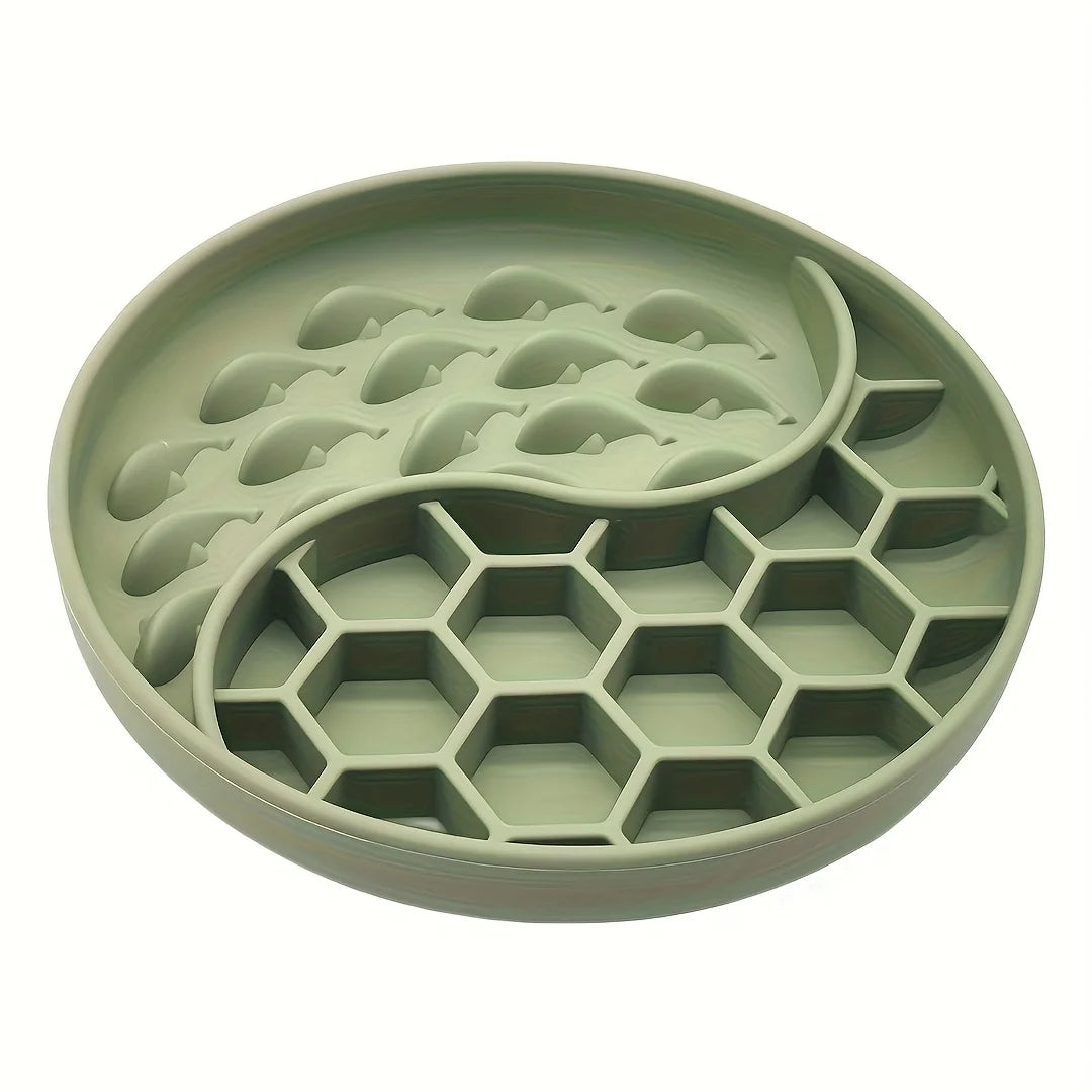 Silicone Slow Food Dog Bowl,