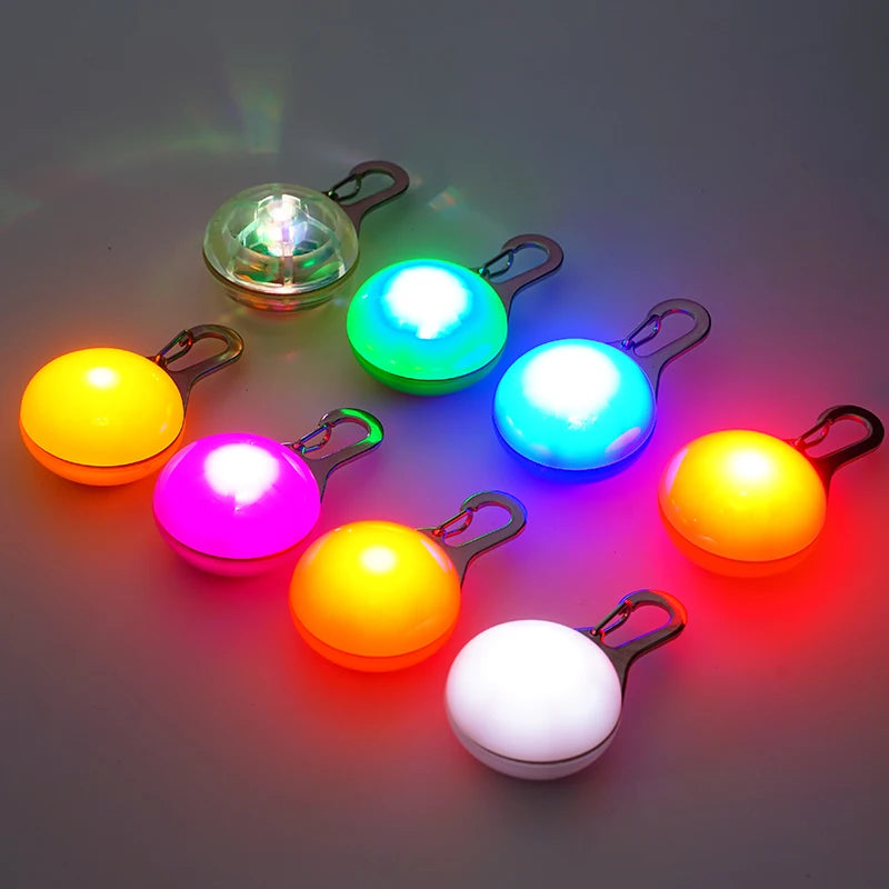 Led Luminous Dog Cat Collar Glowing Pendant Pet Leads