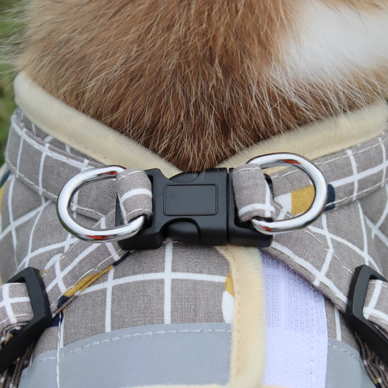 Nylon Puppy Harness Vest with Leash