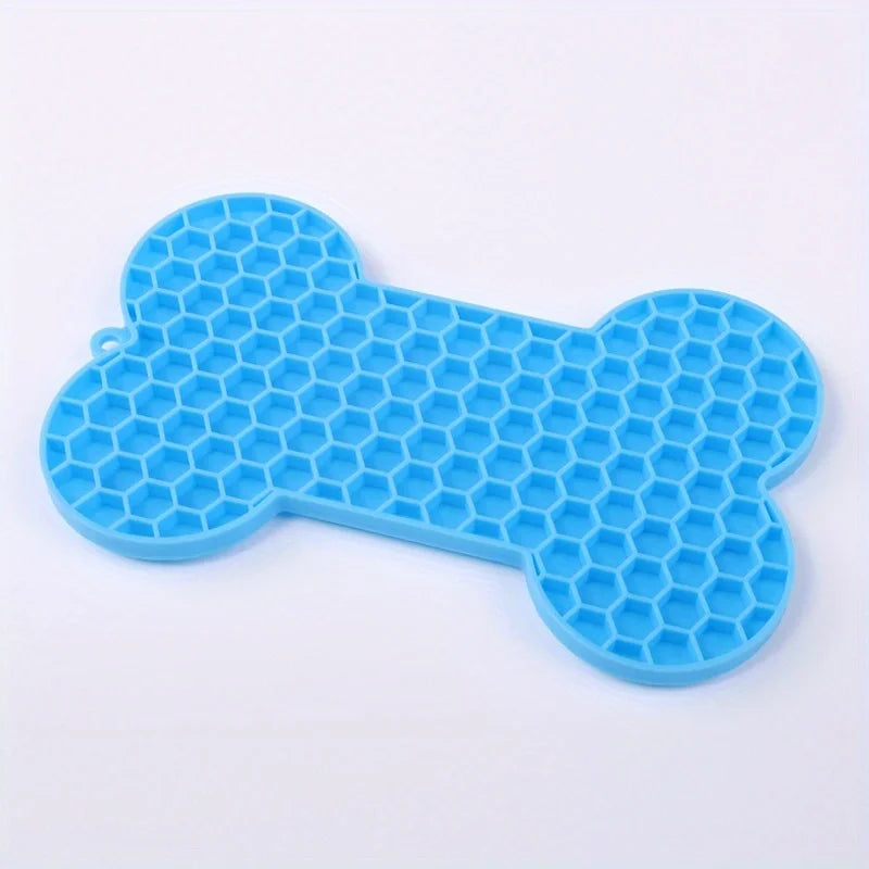 Dog Slow Pad Bone, Food  Licking Pad