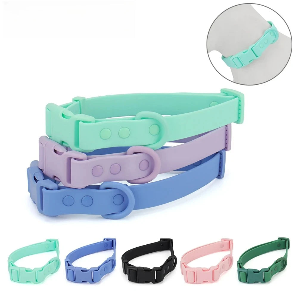 Waterproof PVC Dog Collar Adjustable Collar