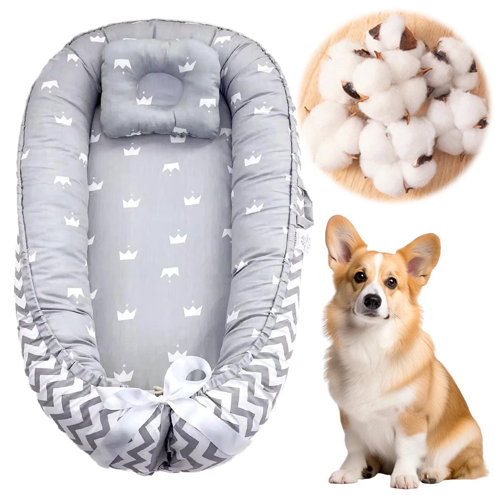 Thickening Dog Sofa Bed with Pillow