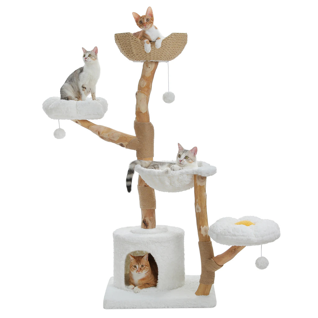 Large Cat Tree Tower with Sisal Scratching Post