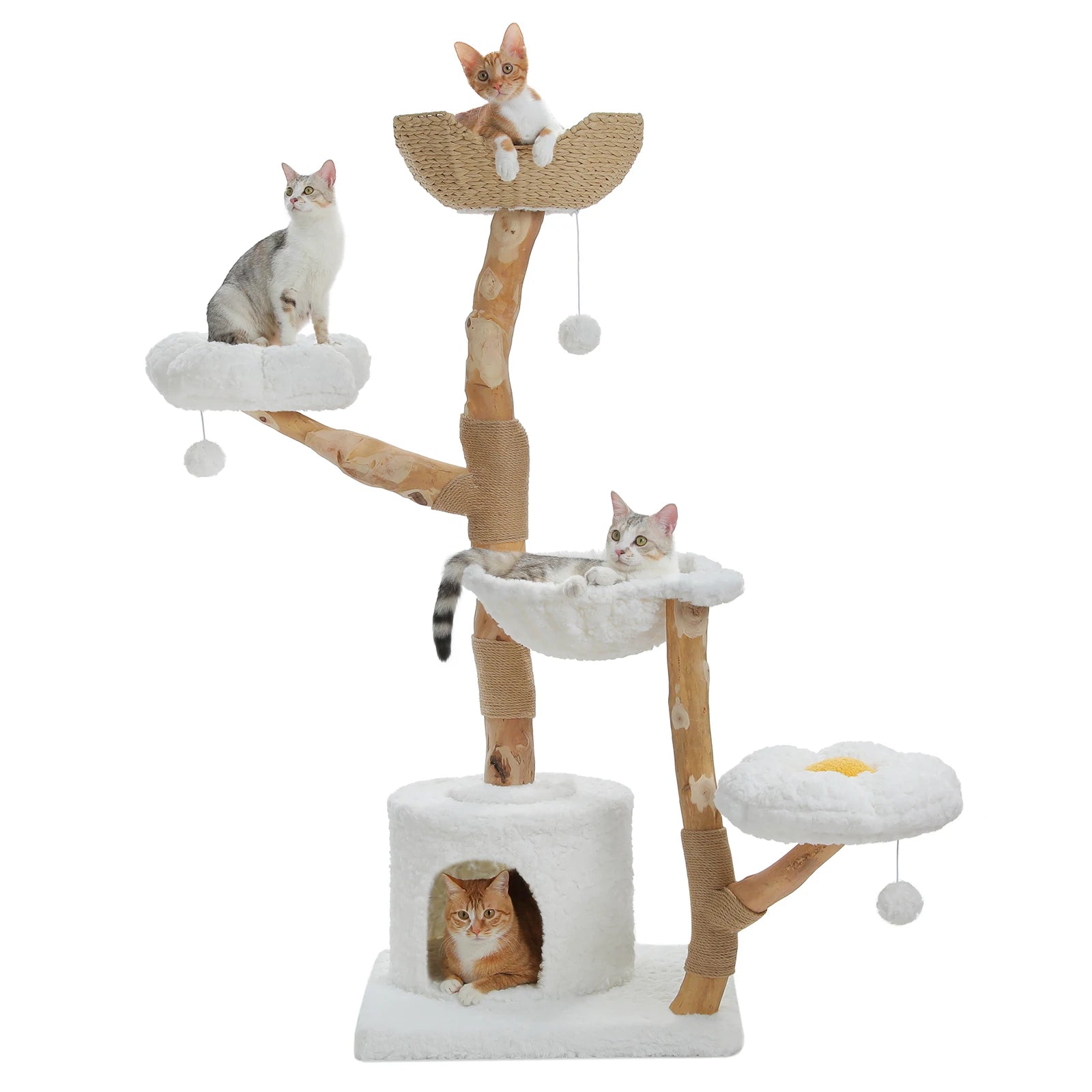 Large Cat Tree Tower with Sisal Scratching Post