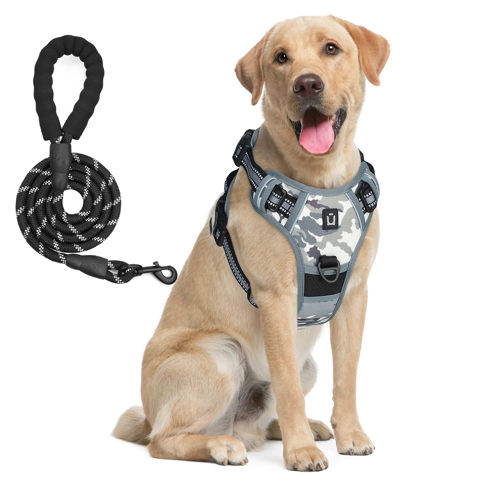 Assorted colors, Dog Harness and Leash Combo, Escape Proof
