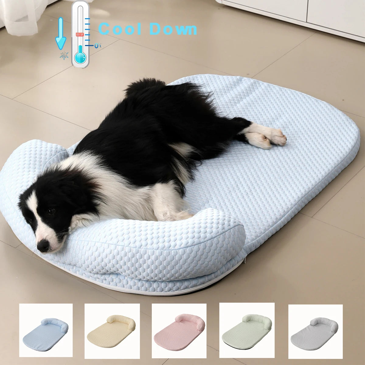 Breathable Spring Summer Cooling Large Dog Bed