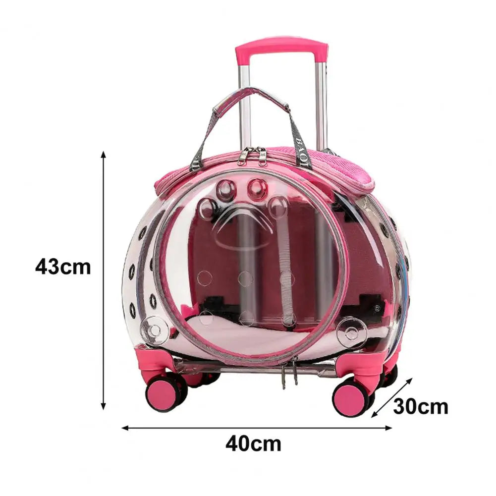 Pet  Cat  Trolley Case with Ventilation Holes