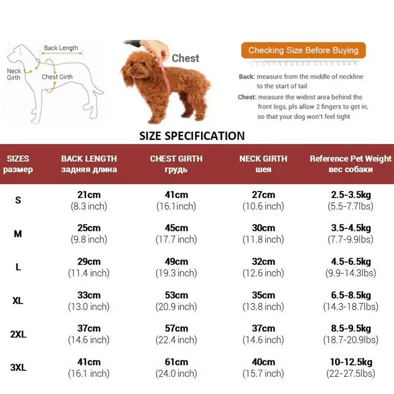 Dog Raincoat With Harness, Waterproof Jacket, Adjustable and Reflective