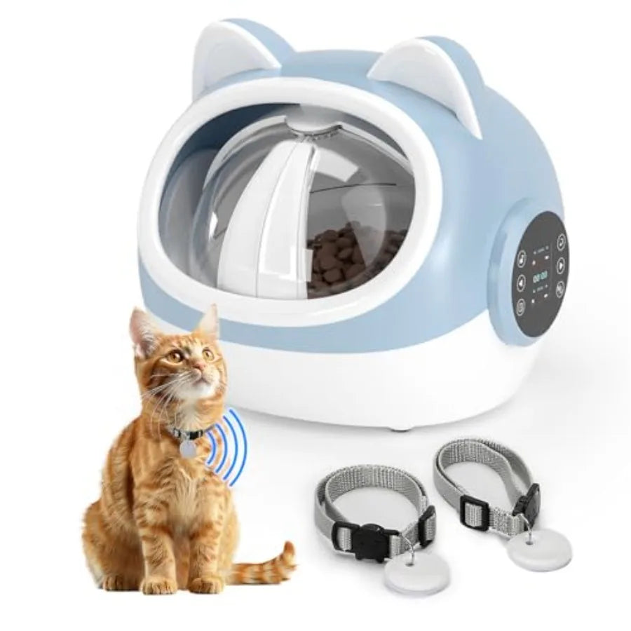 RFID Smart Pet Automatic Feeder with Dual Collar Tags