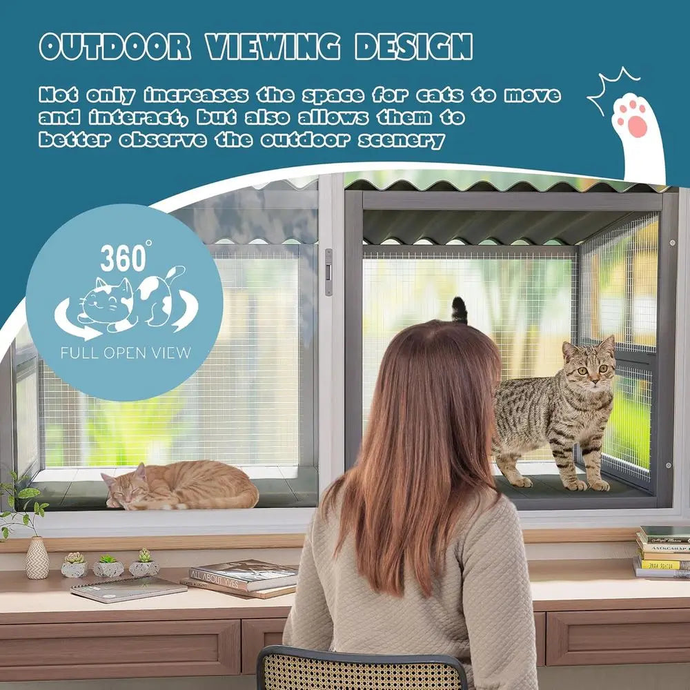 All-Weather Large Catio Pet Perch
