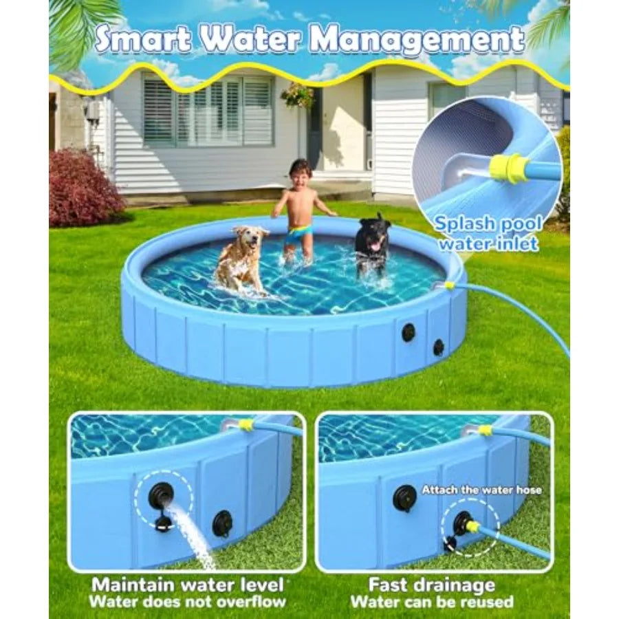 Large Foldable Dog Pool 0.55MM