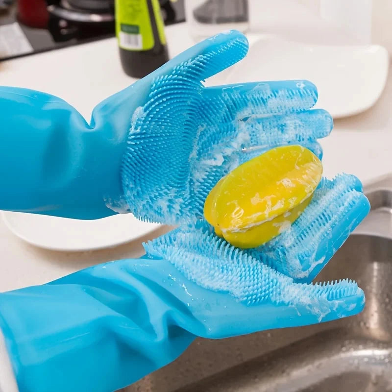 Pet Grooming Cleaning Gloves for  Dog and  Cat Bathing
