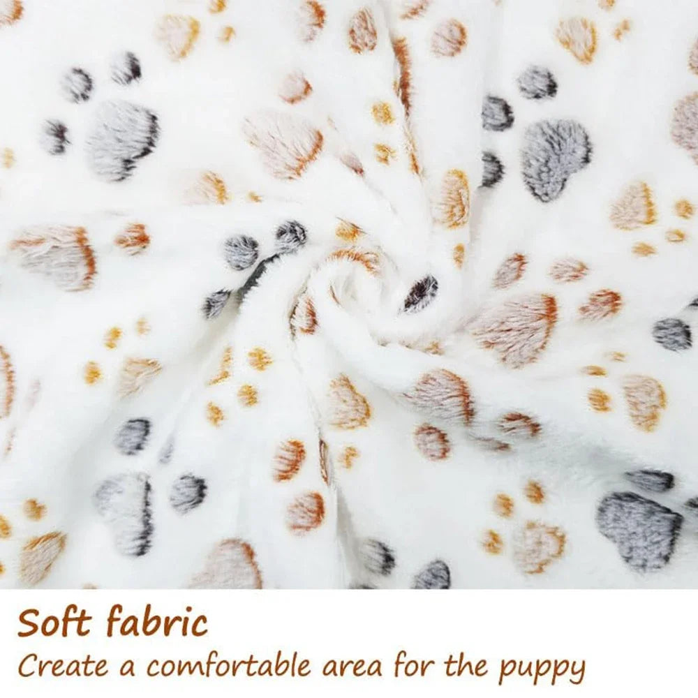 1Pc Super Soft Fluffy Fleece Pet Blanket -