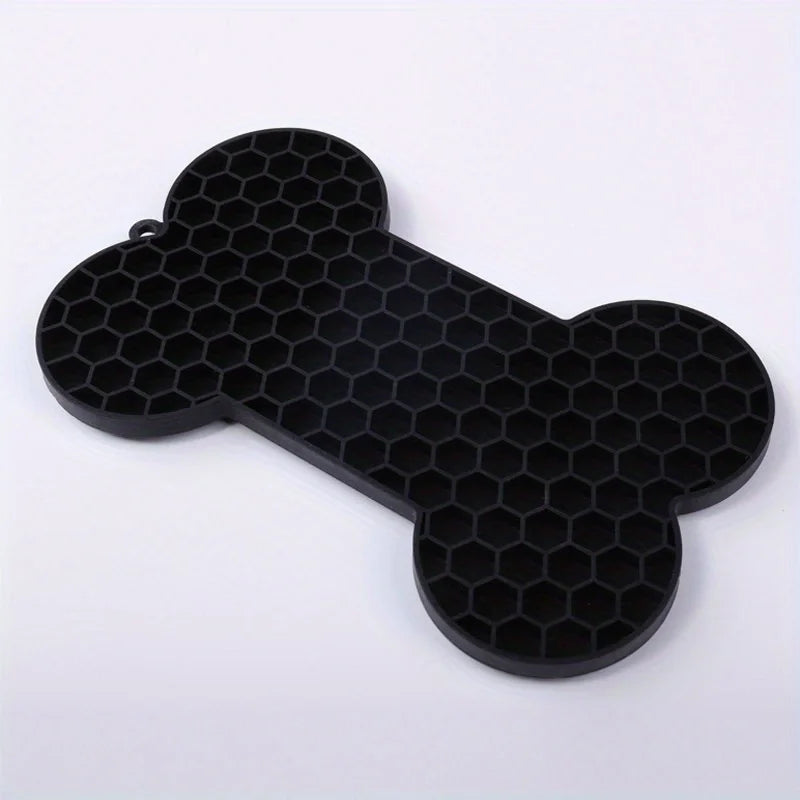 Dog Slow Pad Bone, Food  Licking Pad
