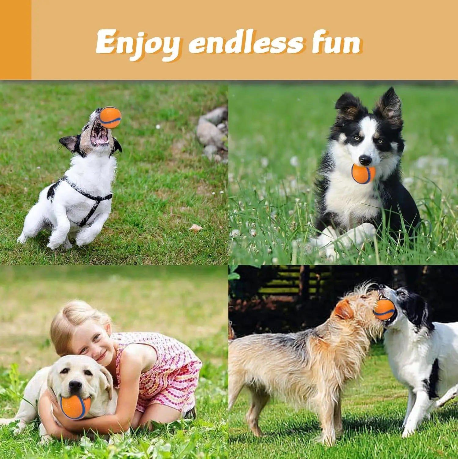 Rubber Pet Chew Ball -