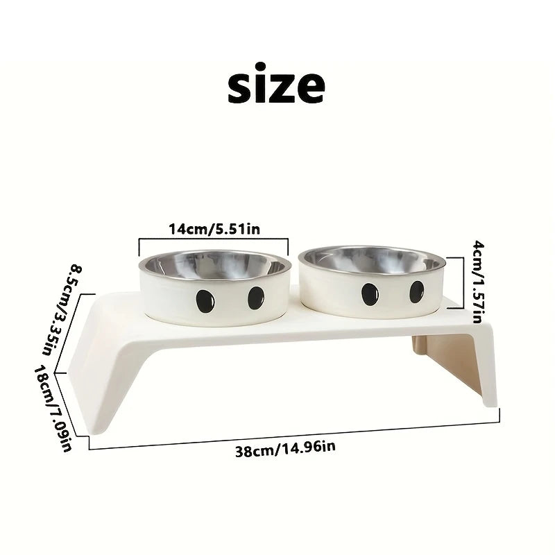 Elevated Pet Dog Feeder Bowls