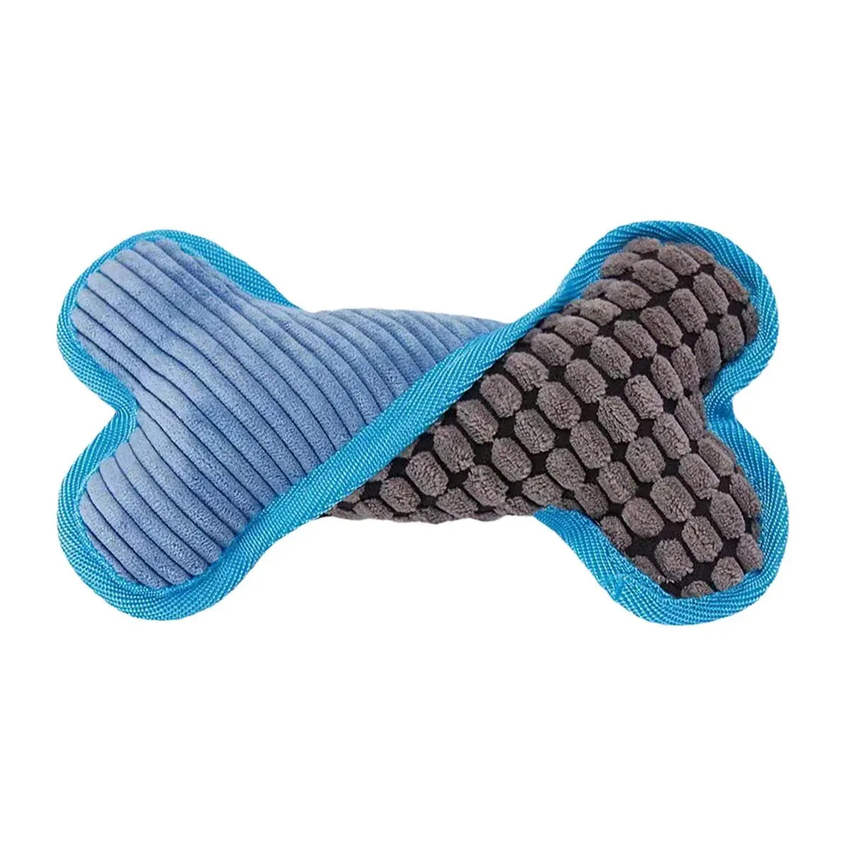 Plush Squeaky Toy Bones