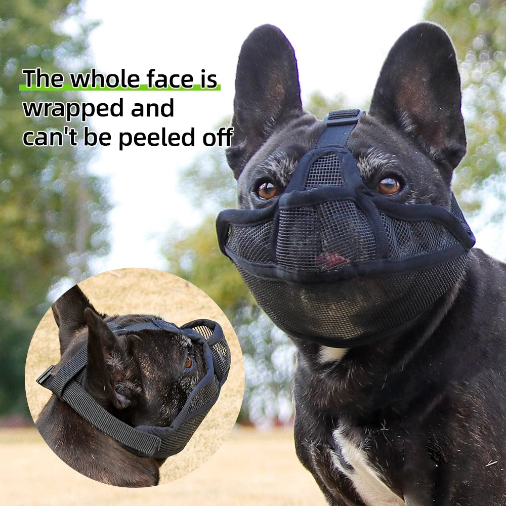 Dog Muzzle for Short-snouted Dogs to Prevent Barking