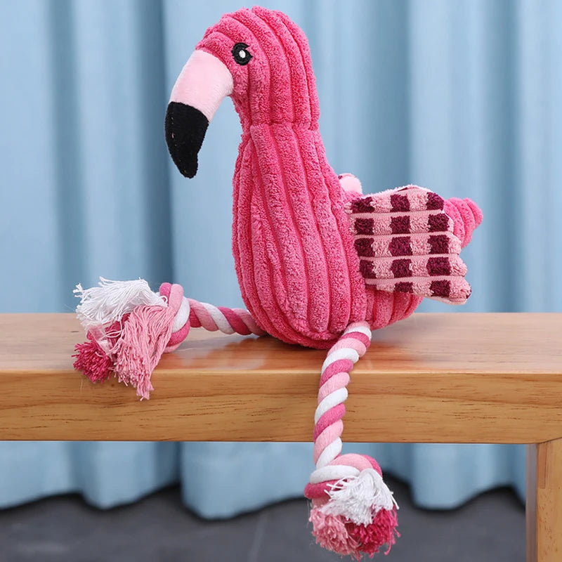 Plush Animal Shape Squeaky Dog Toy