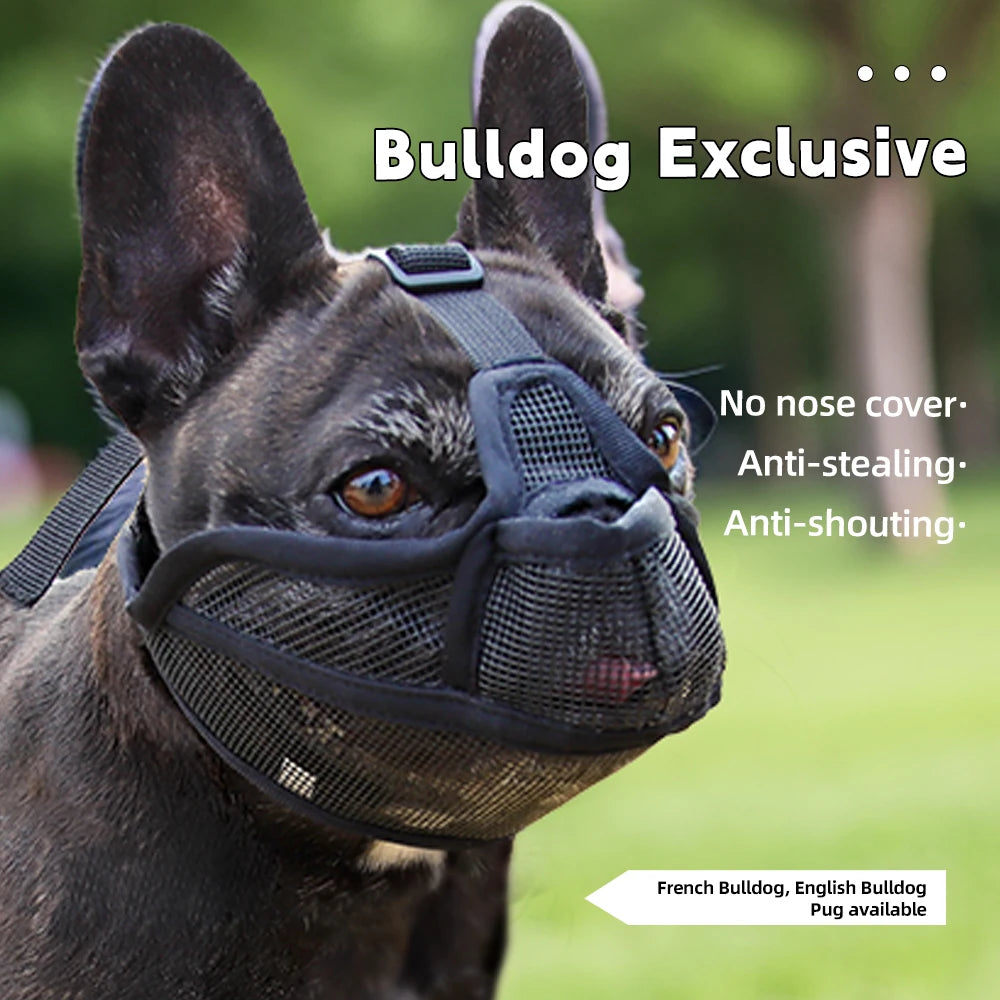 Dog Muzzle for Short-snouted Dogs to Prevent Barking
