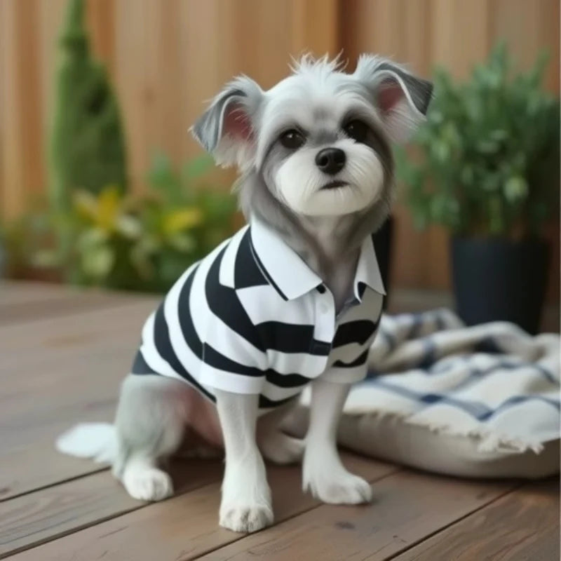 Pullover Pet Dog Polo Shirt Dog Clothes