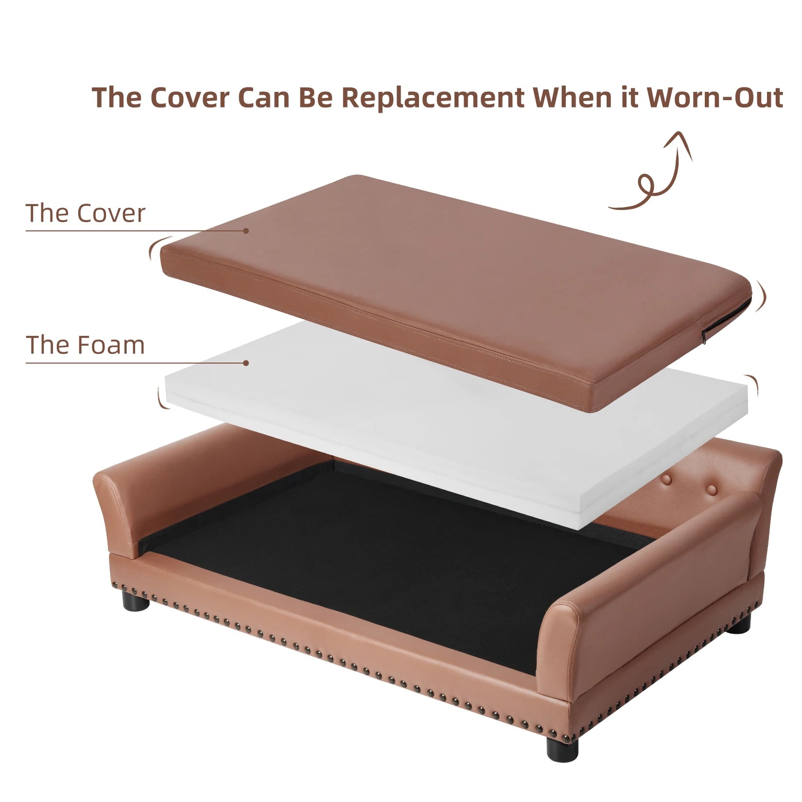 Pet Sofa Bed: BingoPaw Waterproof Sofa-