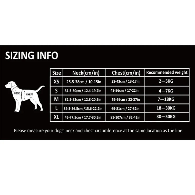 Truelove Pet Explosion-proof Dog Harness Camouflage and Reflective