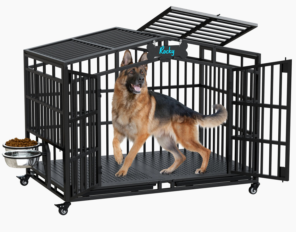 EasyCom 41"/48" Heavy Duty Extra Large  Dog Crate