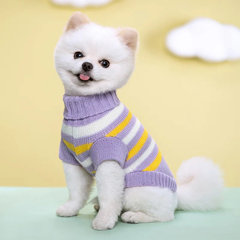 Knitted Dog Sweater S-2XL For Autumn Winter