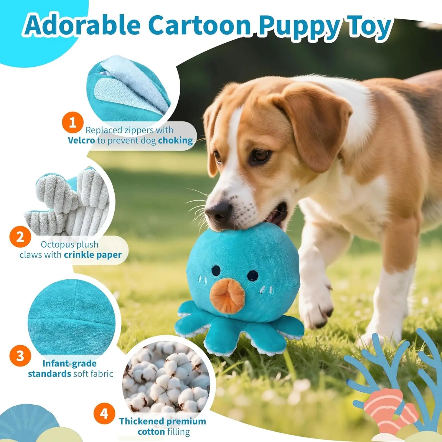 Rechargeable Interactive Moving Dog Toy