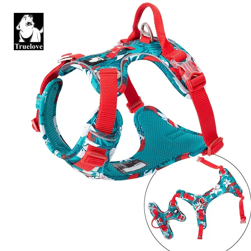 Truelove Pet Explosion-proof Dog Harness Camouflage and Reflective