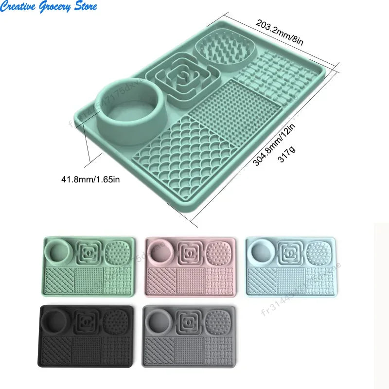 Pet Licking Slow Eating  Food Mat