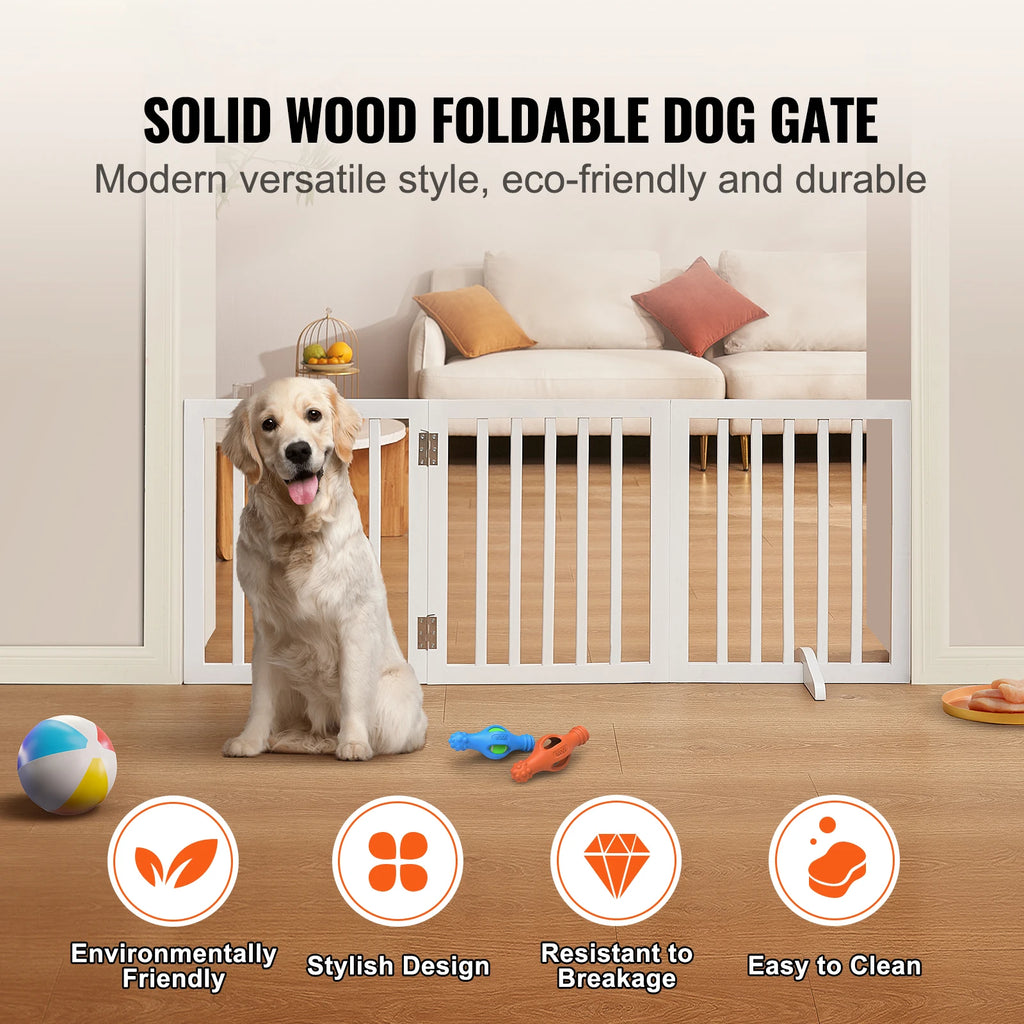 SucceBuy Free Standing Dog Gate