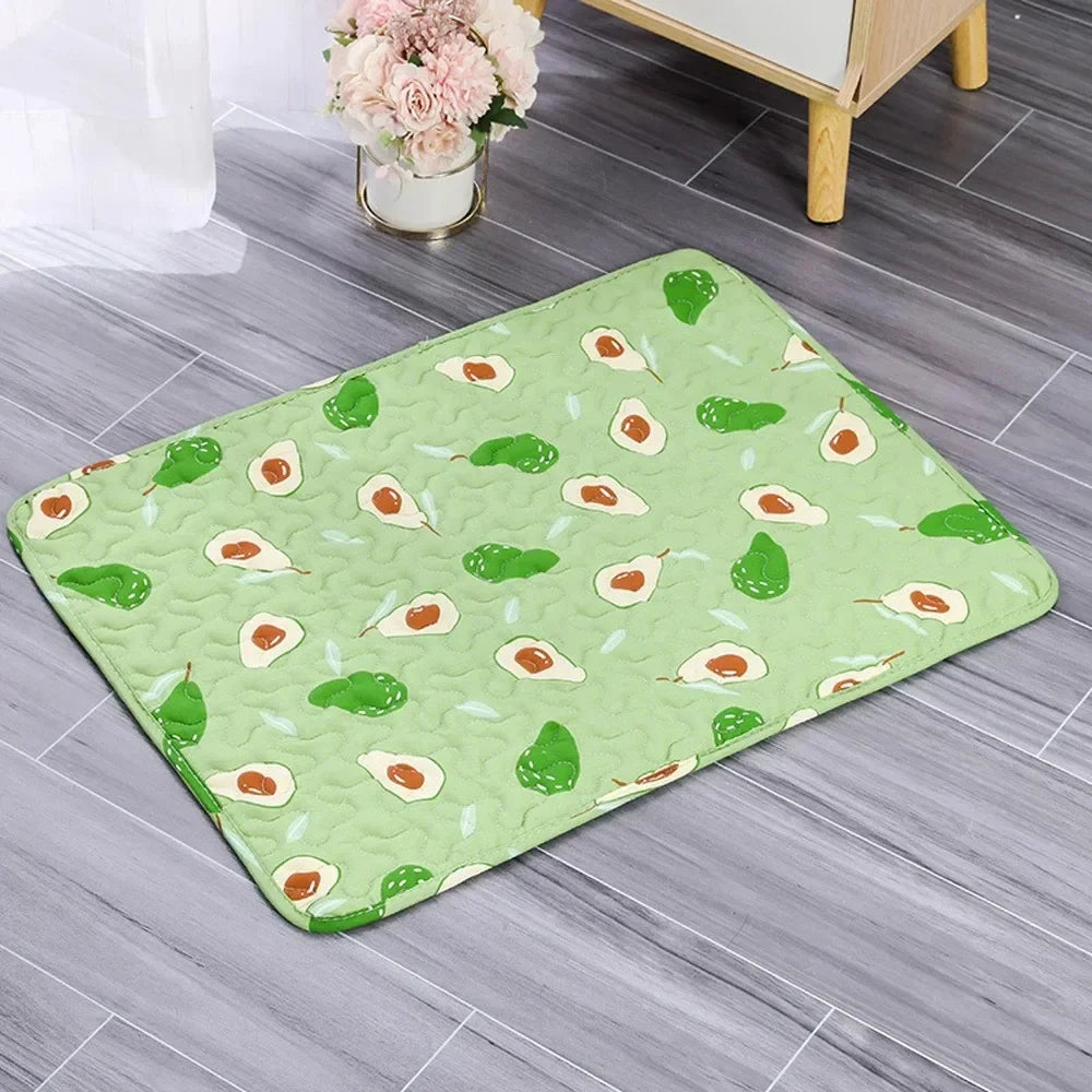 Summer Pet Mat, Cooling Ice Blanket, Breathable Mat