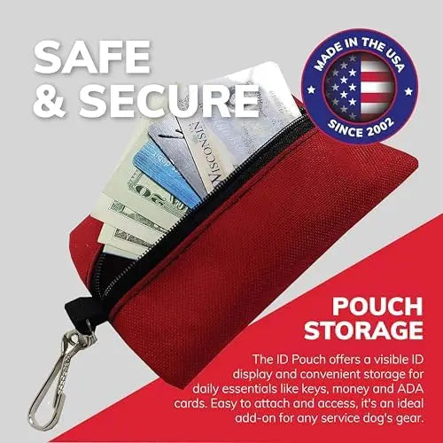 Active Service Dog ID Card Pouch 
SEO optimized: ActiveDog