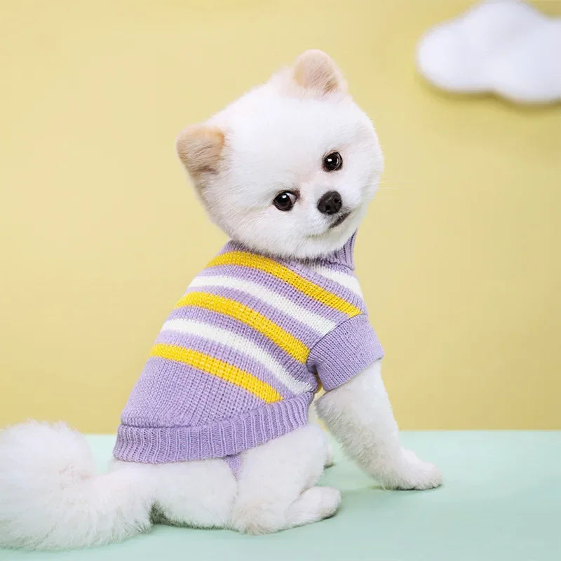 Knitted Dog Sweater S-2XL For Autumn Winter