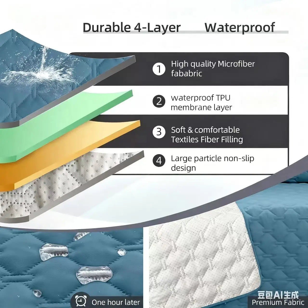 Waterproof Non-Slip Dog Blanket and Furniture Cover
