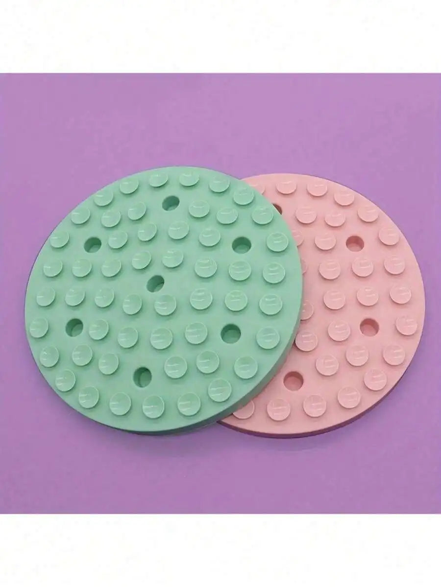 Macaron Color Pet Slow Feeder Mat,
