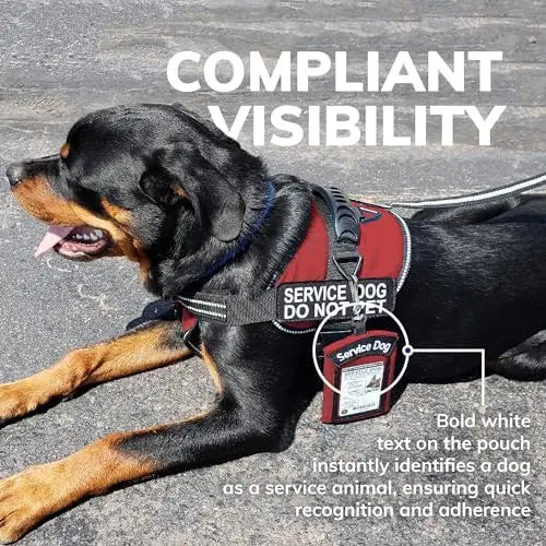 Active Service Dog ID Card Pouch 
SEO optimized: ActiveDog