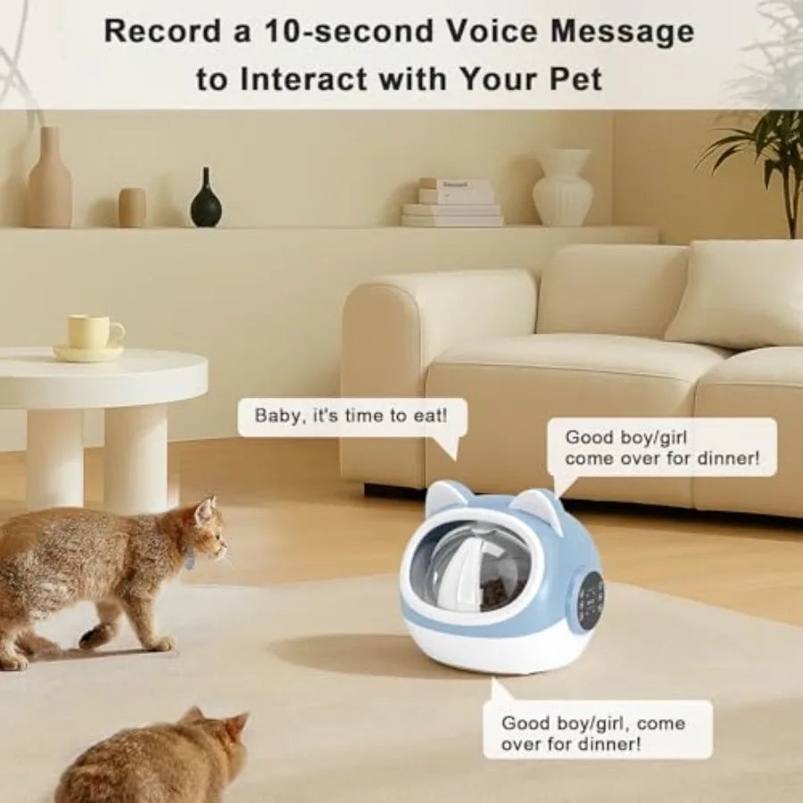 RFID Smart Pet Automatic Feeder with Dual Collar Tags