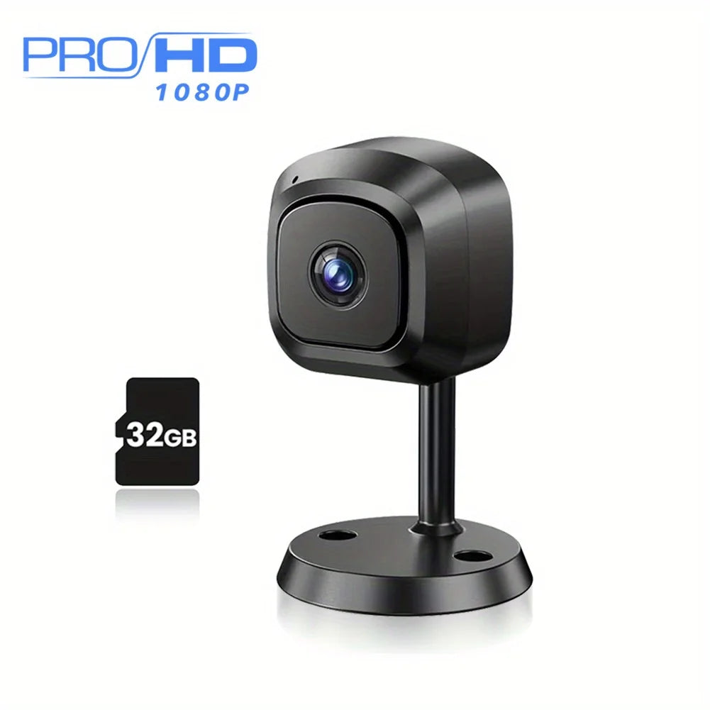 Wi-Fi mini security camera, mobile app, and motion detection