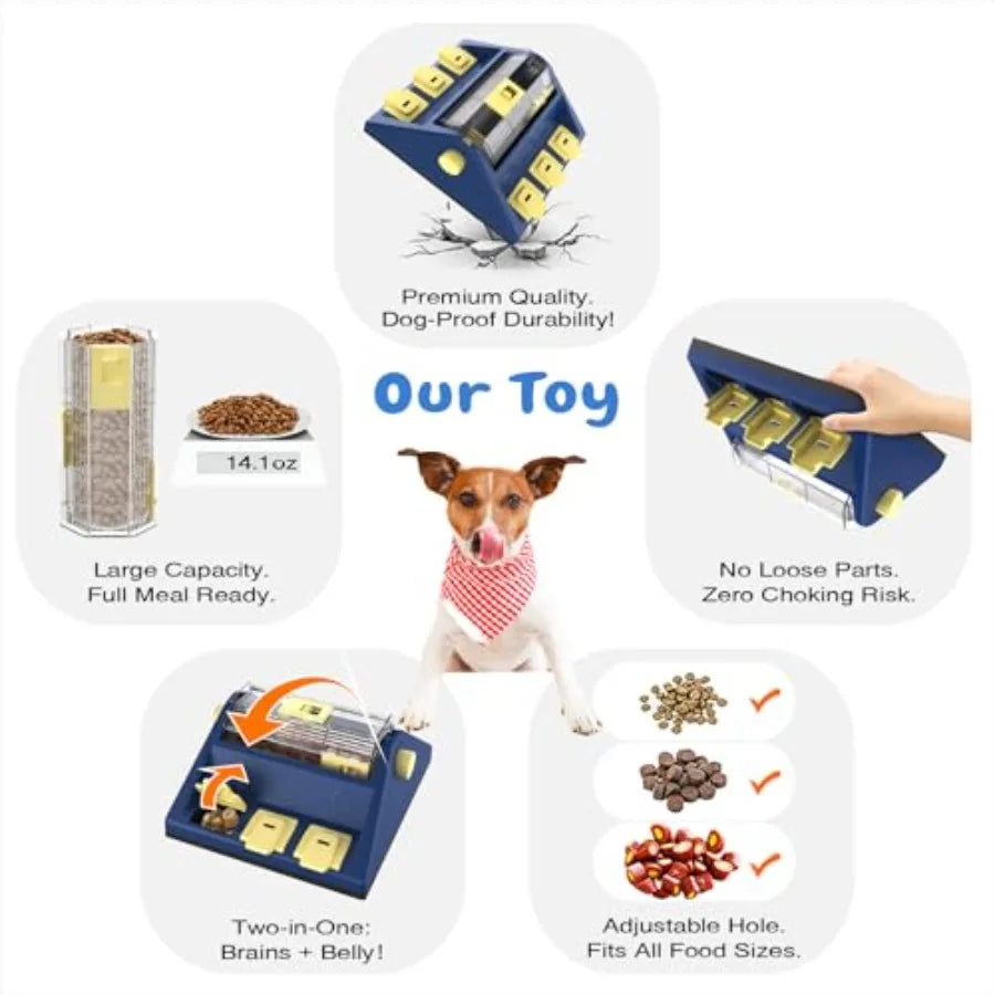 Large size 2 Dog Puzzle Toy