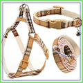 Adjustable No Pull Dog Collar Harness Leash Set