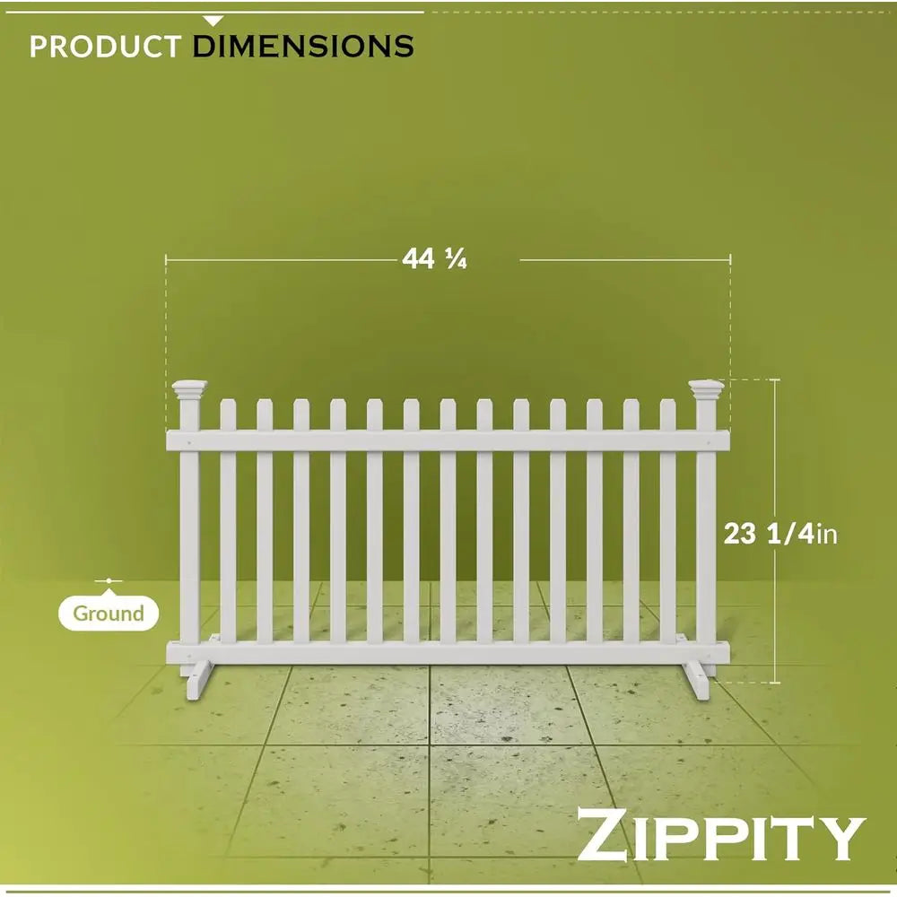 White Portable Puppy Playpen, Dog Enclosure for Outdoor Yard