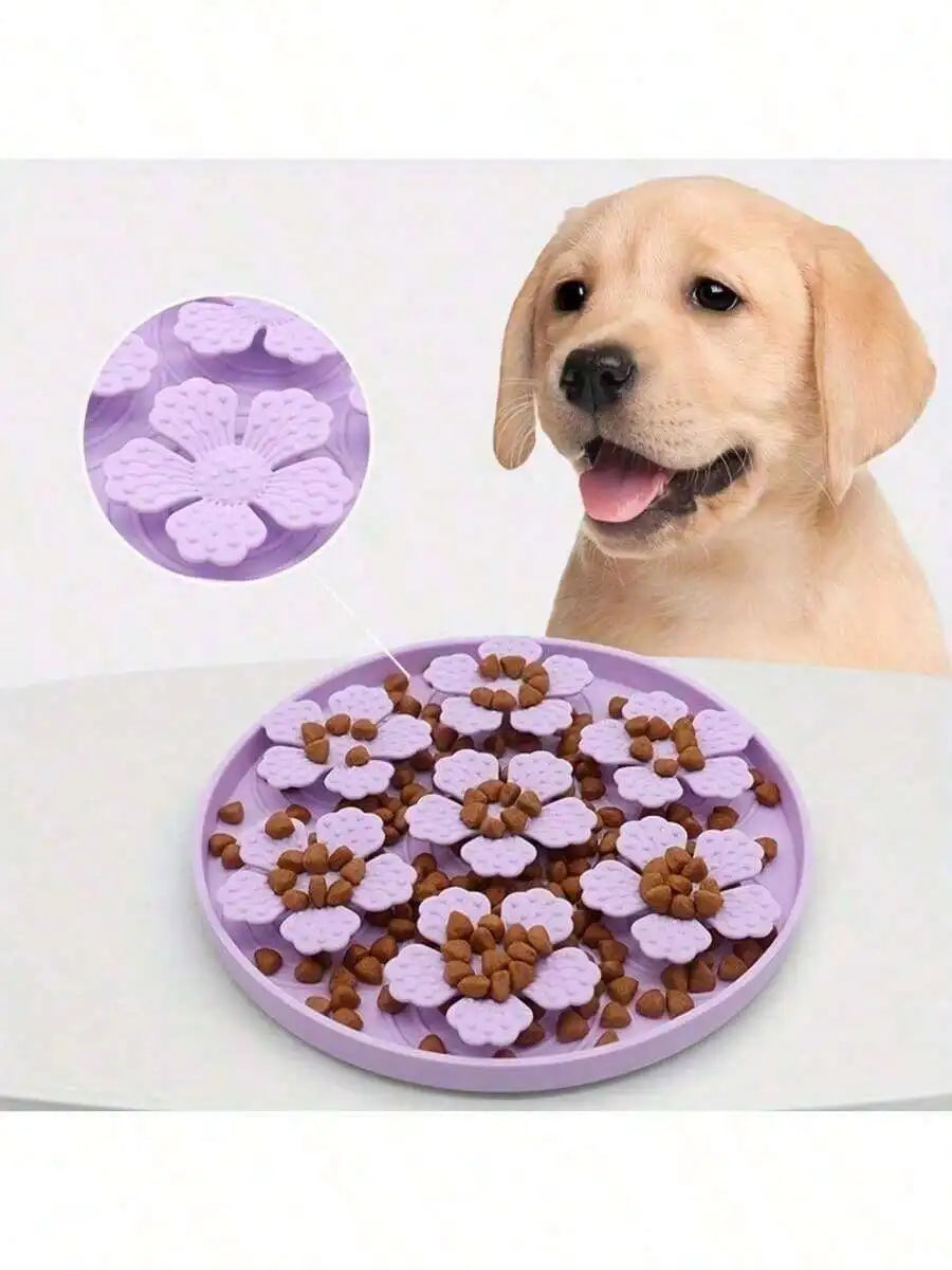 Macaron Color Pet Slow Feeder Mat,