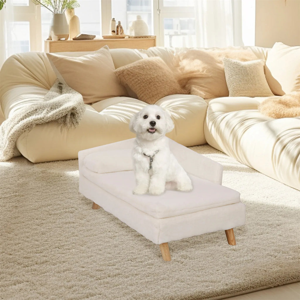 Nordic Elevated Pet Stool Bed, with Cozy Pad Waterproof Bed
