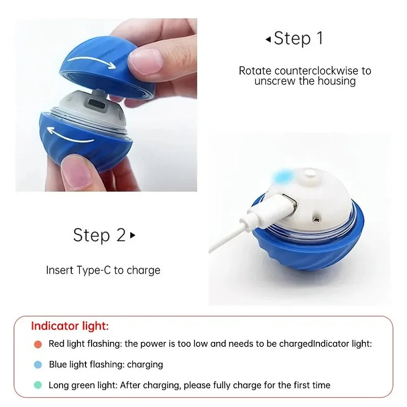 Toy Dog Ball, Automatic Moving Bouncing Rolling Ball