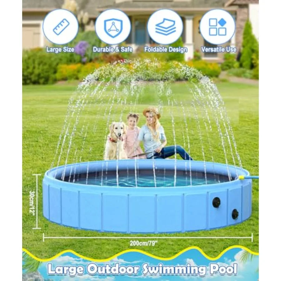 Large Foldable Dog Pool 0.55MM