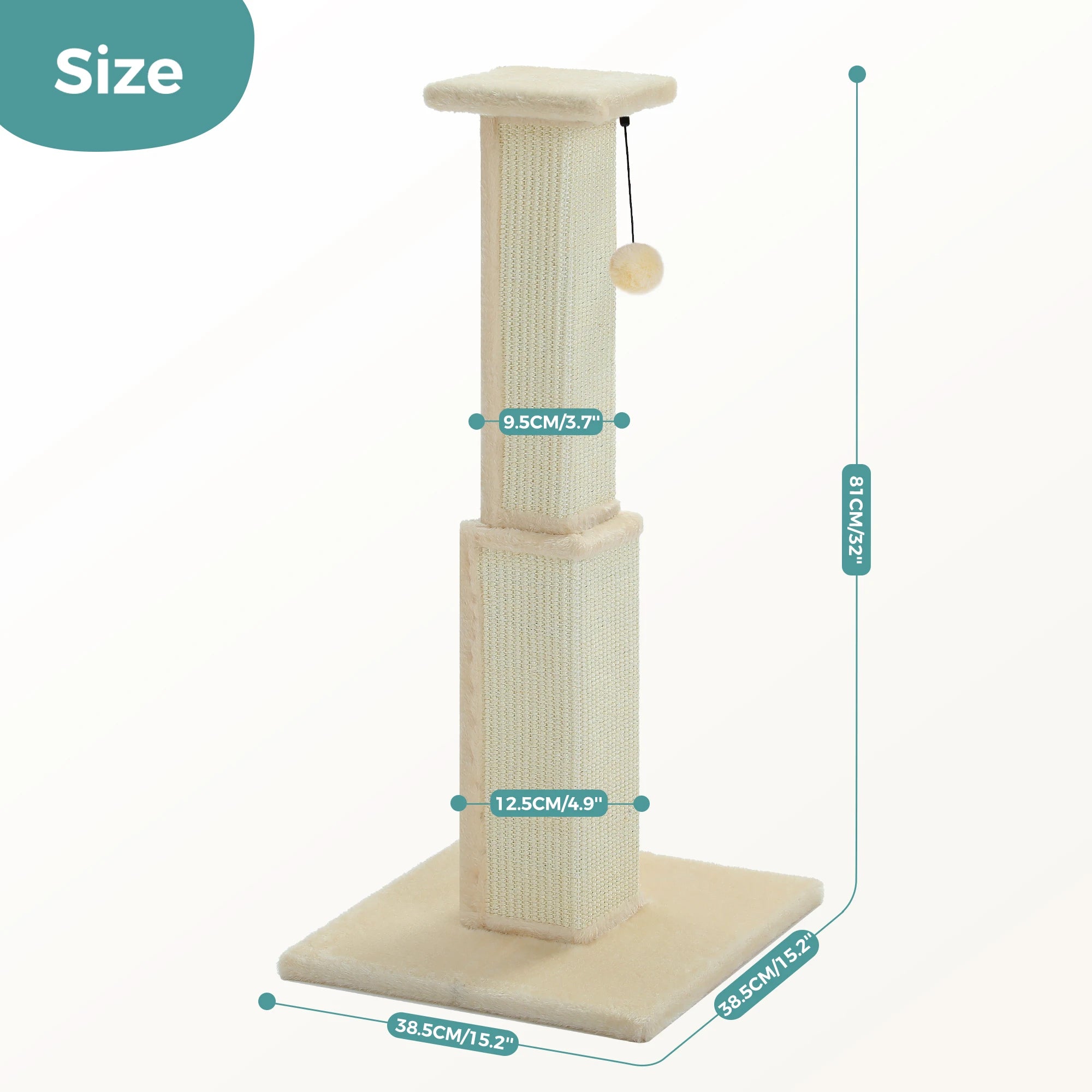 Large  Cat Ultimate Scratching Post for Indoor Cats