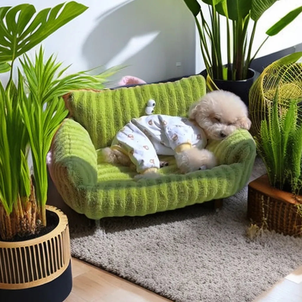 Puppy special sofa winter warm pet  bed